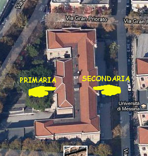 Immagine aerea scuole primaria e secondaria